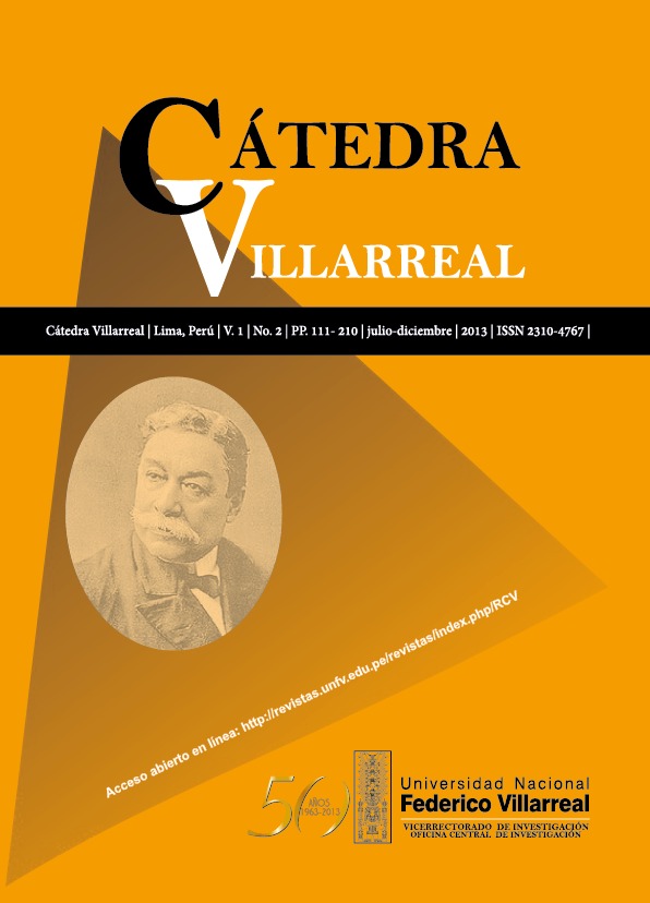 					Ver Vol. 1 Núm. 1 (2013): Cátedra Villarreal
				