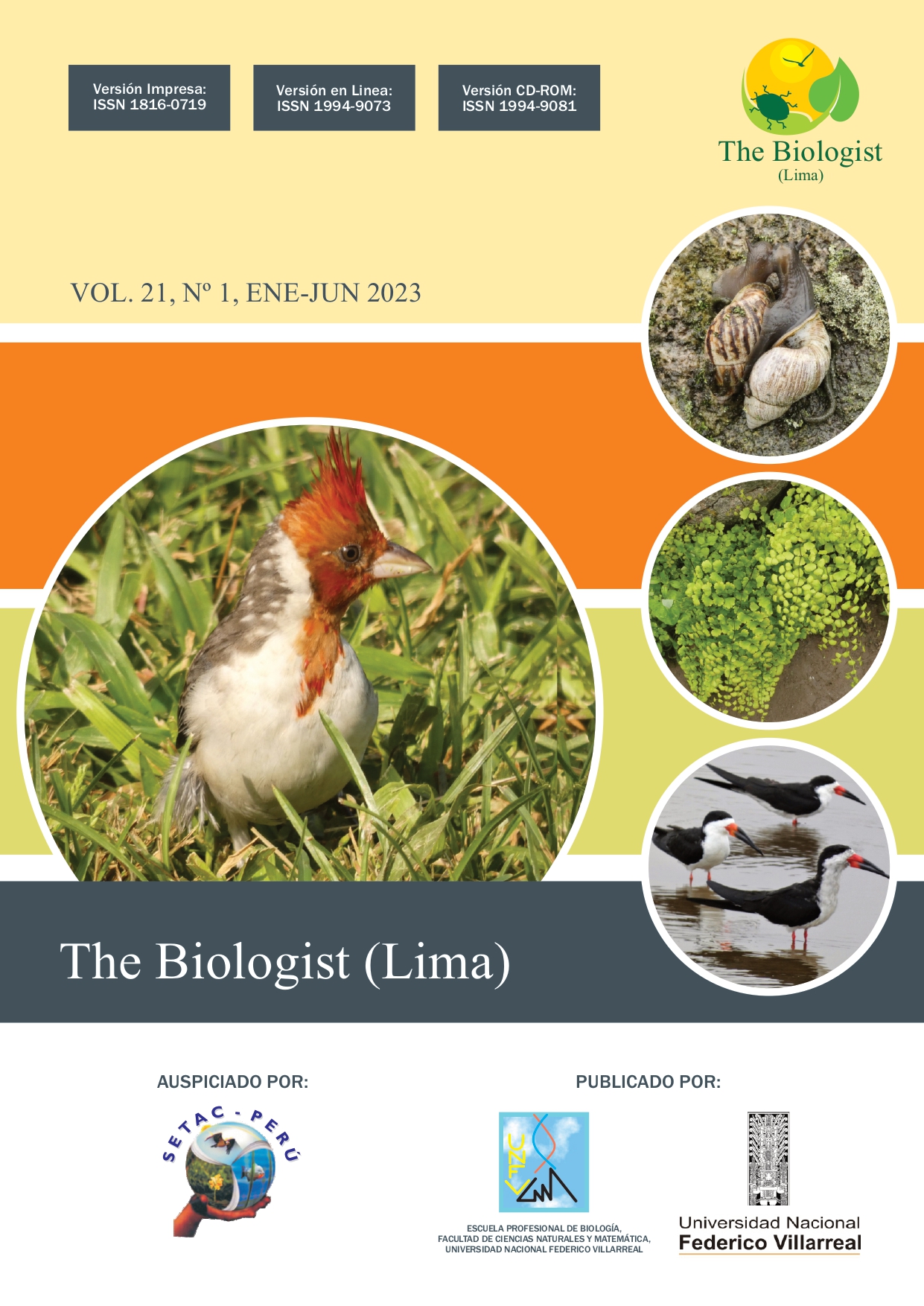 					Ver Vol. 21 Núm. 1 (2023): The Biologist (Lima)
				