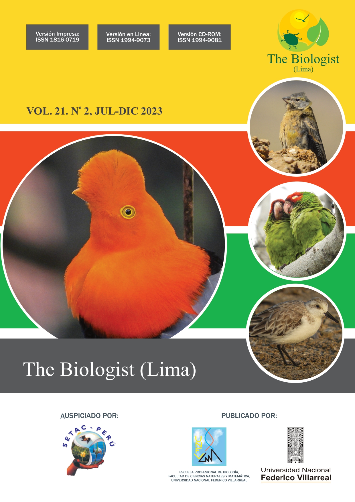 					Visualizar v. 21 n. 2 (2023): The Biologist (Lima)
				