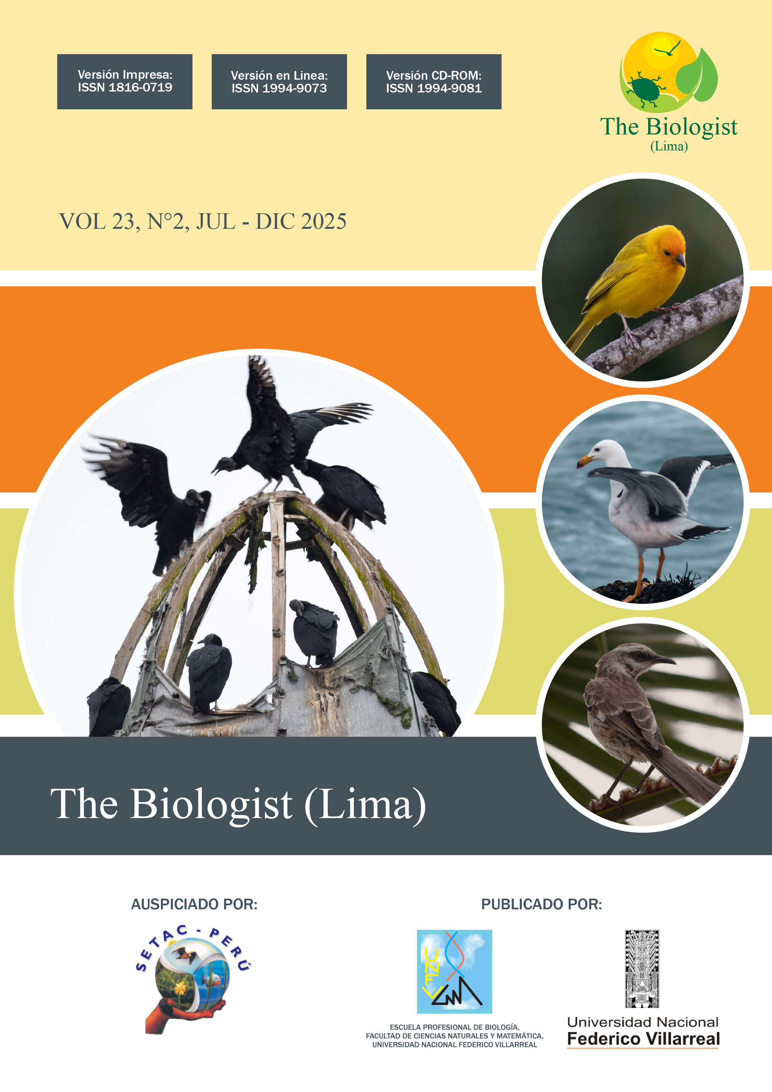 Ver Vol. 23 Núm. 2 (2025): The Biologist (Lima) (Versión Anticipada)