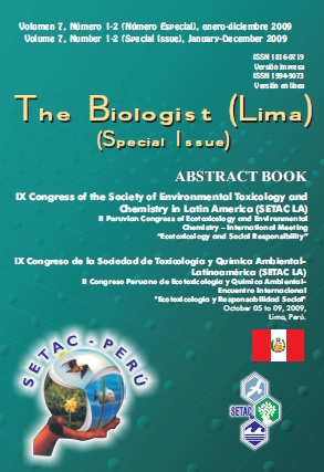					Ver Vol. 7 Núm. 1-2 (2009): The Biologist (Lima)
				
