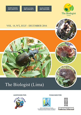 					Ver Vol. 10 Núm. 2 (2012): The Biologist (Lima)
				