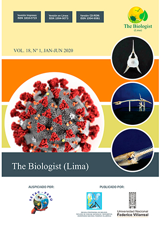 					Ver Vol. 18 Núm. 1 (2020): The Biologist (Lima)
				