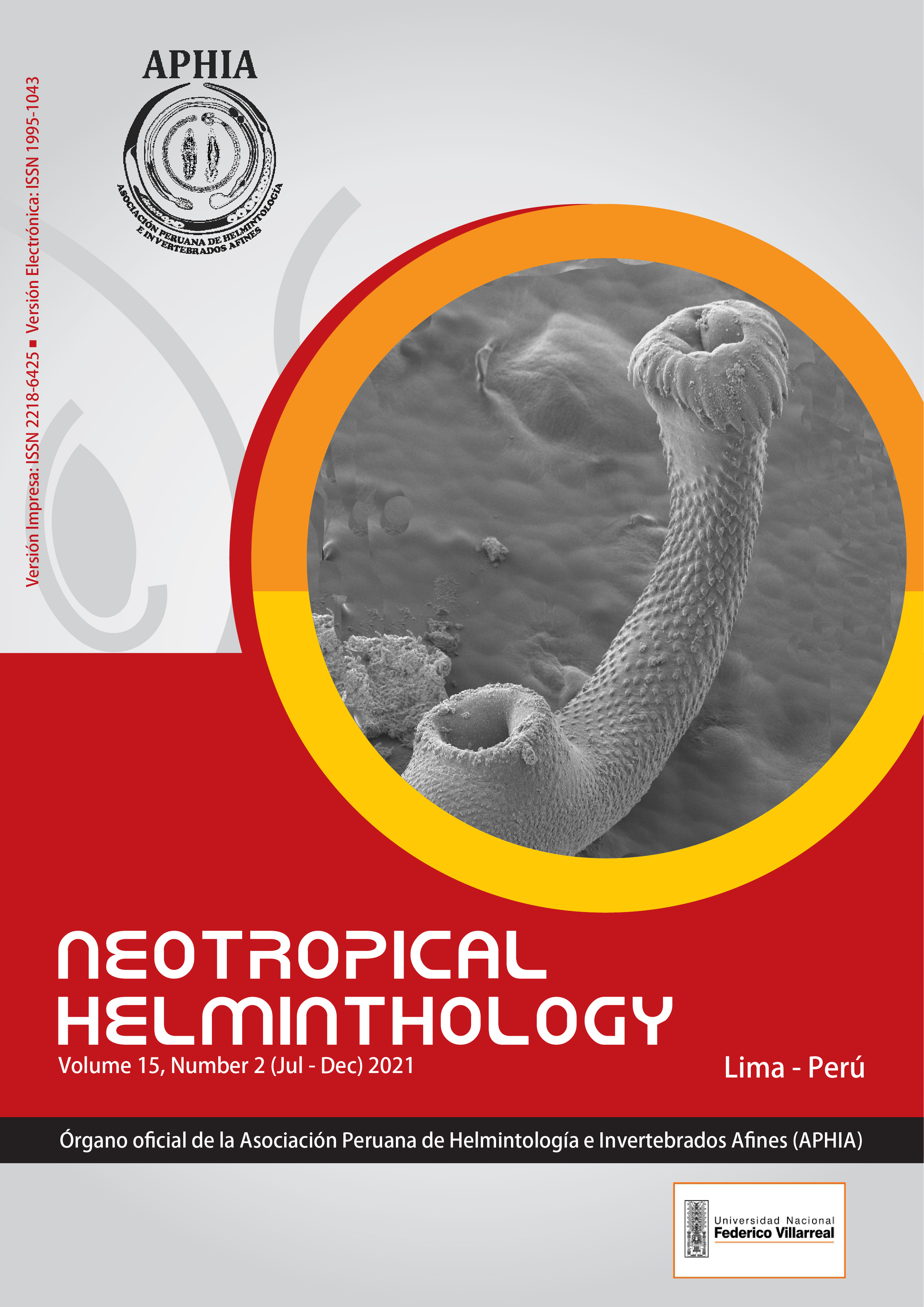 					Ver Vol. 15 Núm. 2 (2021): Neotropical Helminthology
				