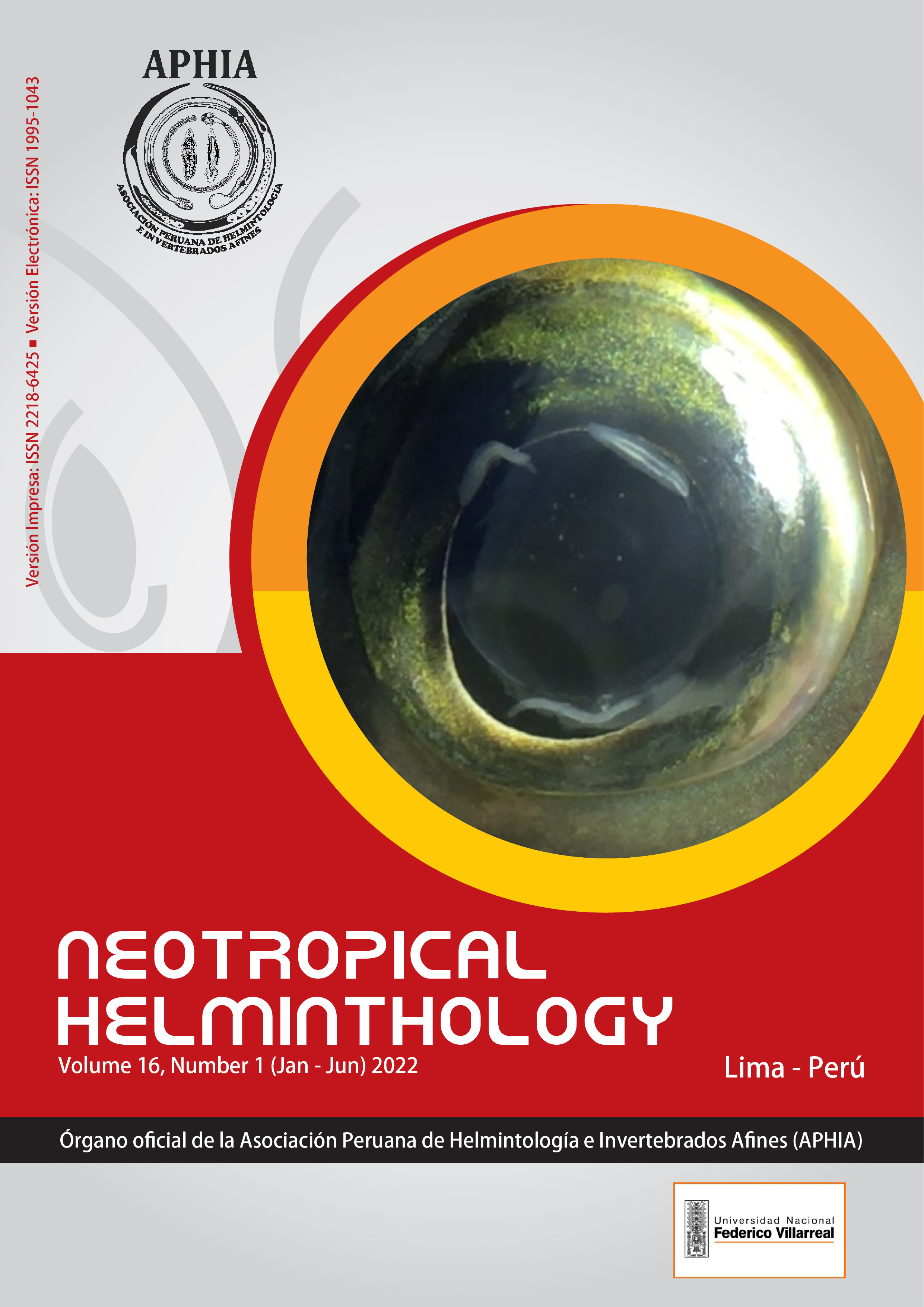 					Visualizar v. 16 n. 1 (2022): Neotropical Helminthology
				