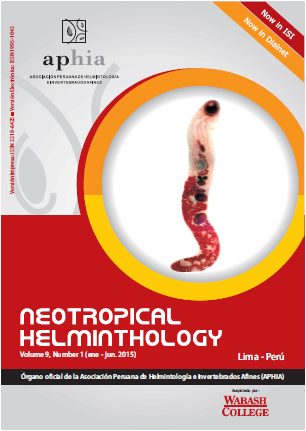 					View Vol. 9 No. 1 (2015): Neotropical Helminthology
				