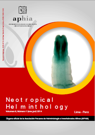 					Ver Vol. 8 Núm. 1 (2014): Neotropical Helminthology
				