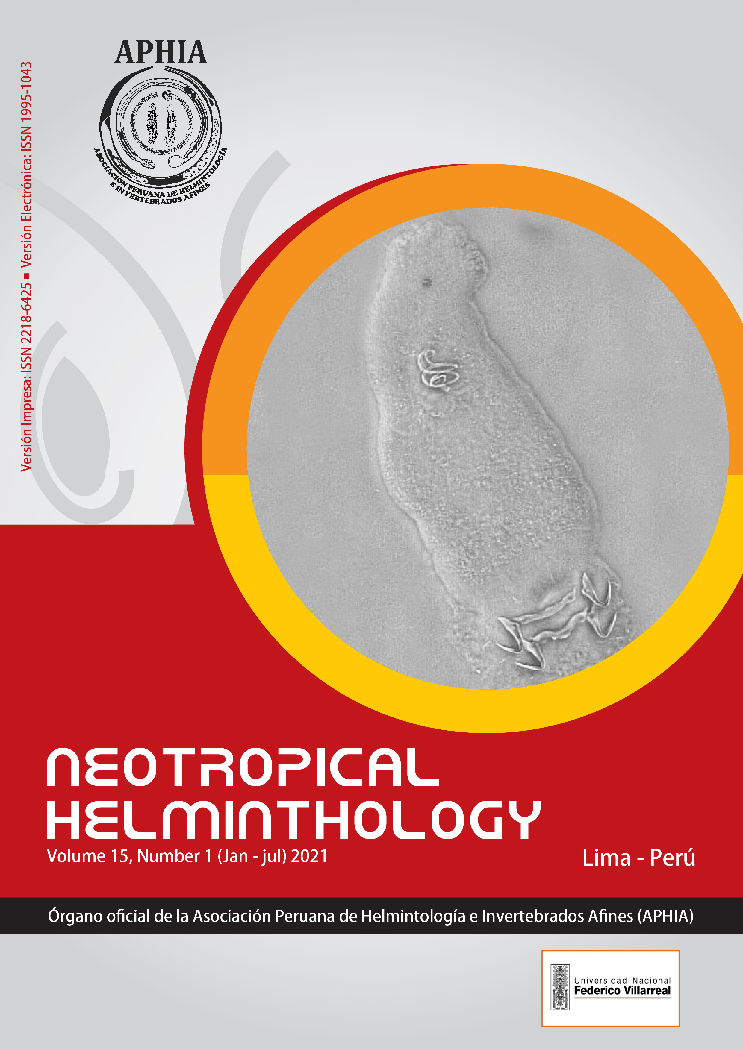 					Ver Vol. 15 Núm. 1 (2021): Neotropical Helminthology
				